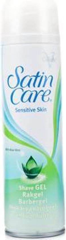 Satin Care - Scheergel - Sensitive Skin - With Aloe Vera - 200ml