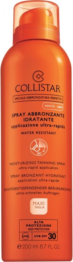 Collistar Moisturizing Tanning Spray Zonnebrand SPF 30 - 200 ml