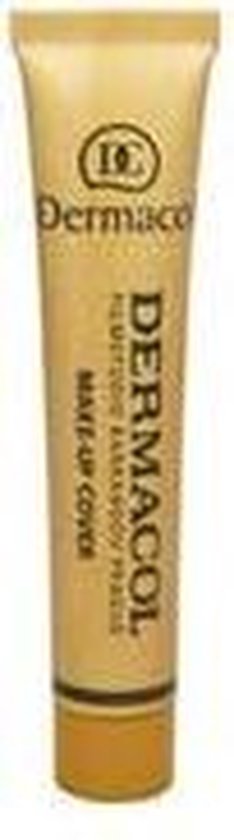 Dermacol Full Coverage Matte Foundation | Waterproof Make-Up | Olie-vrije Formule, SPF 30 (Extreme Dekking, Langdurig)