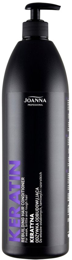 Joanna Professional - Keratin Rebuilding Hair Conditioner Conditioner For Hair Weakened From Keratin 1000Ml