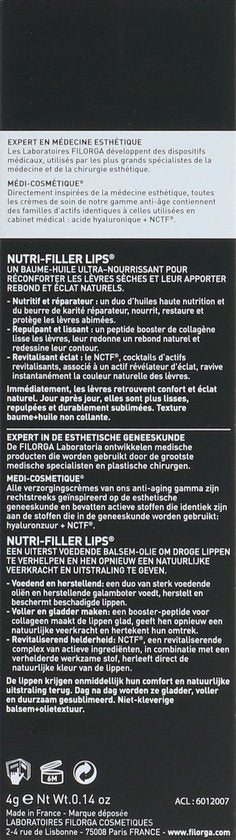 Filorga Nutri-Filler Lips Nutri-Plumping Lip Balm 4gr