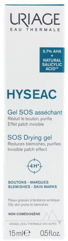 Uriage Hyseac SOS drooggel 15 Milliliter