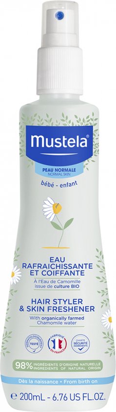 Mustela Baby Verfrissend Water Normale Huid - 200 ml