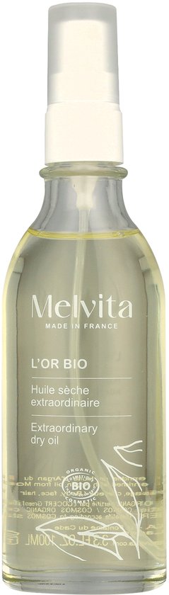 Melvita Olie L'Or Bio Huile Extraordinaire Corps, Visage, Cheveux 100ml