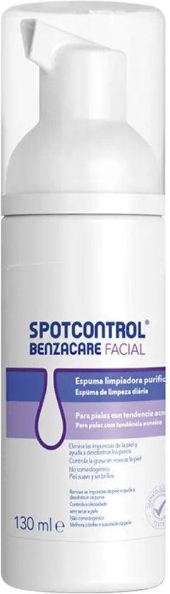 Reinigingsschuim Benzacare Spotcontrol Facial Zuiverend 130 ml