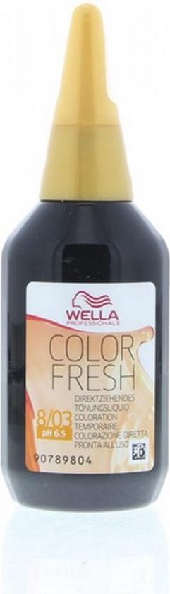 Wella Professionals Color Fresh - Haarverf - 8/03 - 75ml