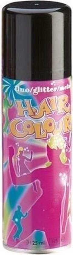 Sibel Metallic Hair Colour Spray -Zwart