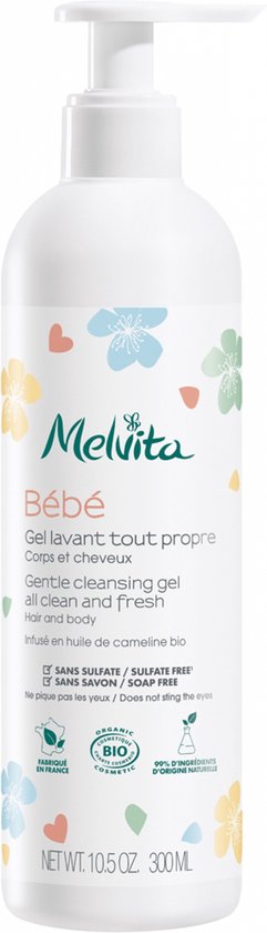 Melvita Bébé Bébe Gel Lavant Tout Propre Corps & Cheveux