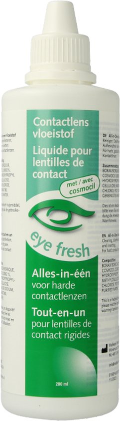 Eyefresh Alles-in-1 Vloeistof voor Harde Lenzen - 200ml