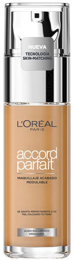 LOreal Paris - Accord Parfait Foundation - 6.5D/W  - Natuurlijk Dekkende Foundation met Hyaluronzuur en SPF 16 - 30 ml