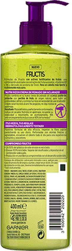 Styling Crème Garnier Fructis Nutri Rizos 400 ml