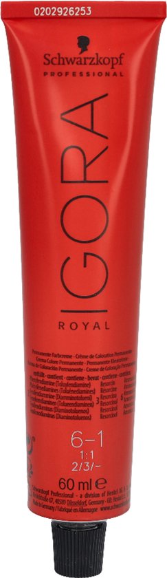 Schwarzkopf Professional Igora Royal 6-1 - 60 ml