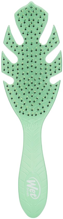 Wet Brush Go Green Haarborstel – Groen - Duurzame Ontwarrende Borstel – Voor Nat & Droog Haar – Ultra Zachte IntelliFlex® Borstelharen – Vermindert Haarbreuk – Geschikt Voor Alle Haartypes – Milieuvriendelijk & Ergonomisch Ontwerp - Perfect Cadeau