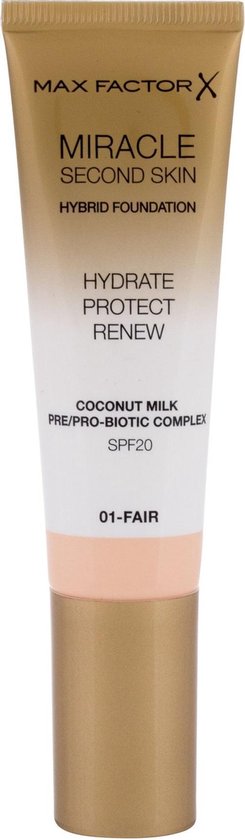 Max Factor Miracle Second Skin Foundation - 01 Fair