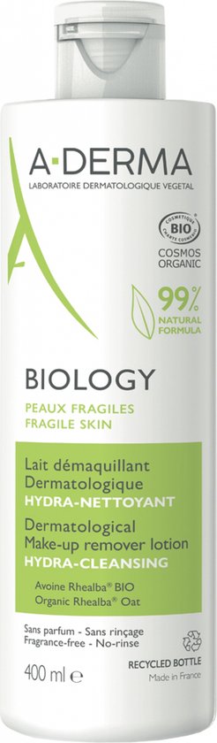 Make-Up Verwijdercrème A-Derma Biology (400 ml)