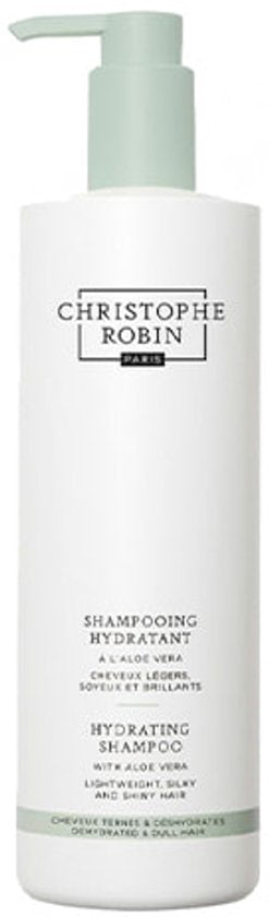 Christophe Robin Hydrating Shampoo with Aloe Vera - 500ml