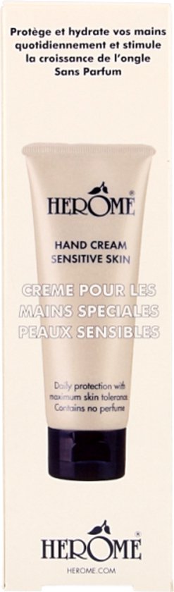 Herome Handcreme voor de Gevoelige Huid- Hand Cream Sensitive - een Kalmerende Handcreme biedt optimale dagelijkse Verzorging - 10ml.