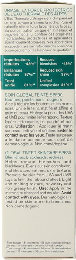 Uriage Hyseac allround verzorging getint 40 Milliliter