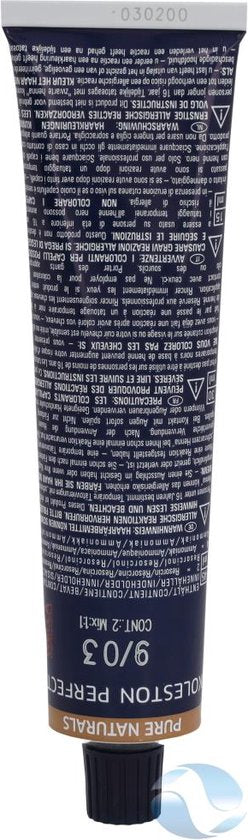 Wella Professionals Koleston Perfect Me+ - Haarverf - 9/03 Pure Naturals - 60ml