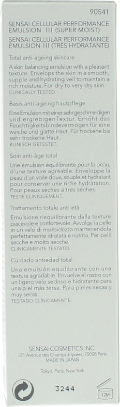 Anti-Veroudering Hydraterende Crème Sensai Cellular Sensai 4973167905418