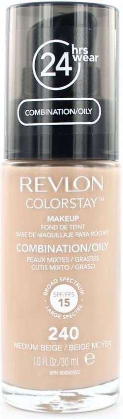 Revlon Colorstay Foundation With Pump - 240 Medium Beige (Oily Skin)