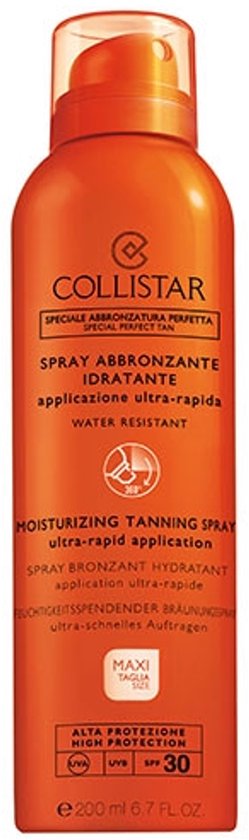 Collistar Moisturizing Tanning Spray Zonnebrand SPF 30 - 200 ml