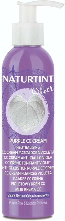 Naturtint zilver cc crème 200 ml|Naturtint silver cc cream 200 ml|Naturtint argent cc crème 200 ml