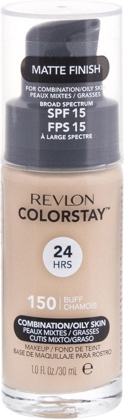 Revlon Colorstay Foundation With Pump Oily Skin | 150 Buff
