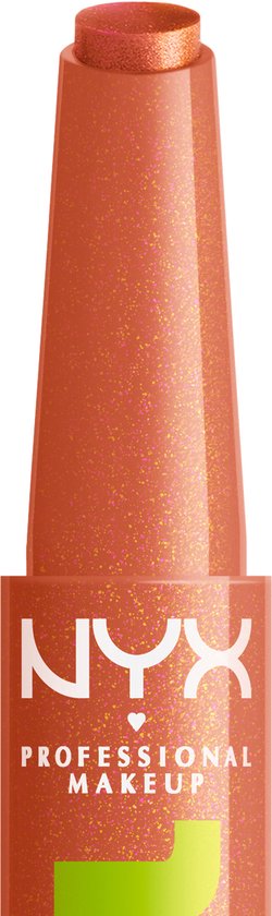NYX Professional Makeup Fat Oil Slick Click - Hits Different - lippenbalsem - brons transparant - 2g