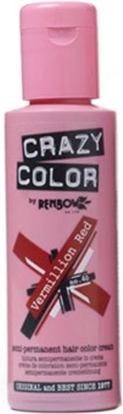 Crazy Color Vermillion Red 100ml - Haarverf