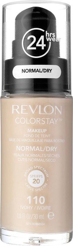 Revlon Colorstay Foundation With Pump - 110 Ivory (Dry Skin)