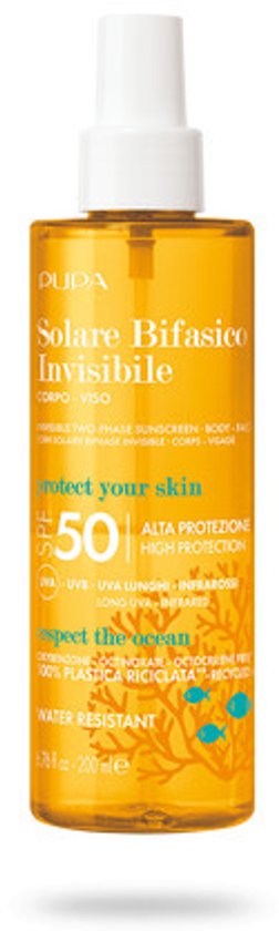 Pupa Milano - Invisible TwoPhase Sunscreen SPF50 - 200 ml