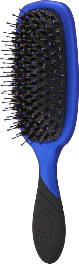 WetBrush PRO Shine Enhancer - Blauwe Haarborstel - Verzorgende Borstel Met Intelliflex® Technologie - Ideaal Voor Nat En Droog Haar - Ontwart Zonder Haarbreuk - Voor Natuurlijk Glanzend Haar - Geschikt Voor Elk Haartype - Lichtgewicht Design
