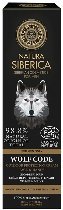 Natura Siberica Man Gezichts- en Handcrème Le Code du Loup 80 ml