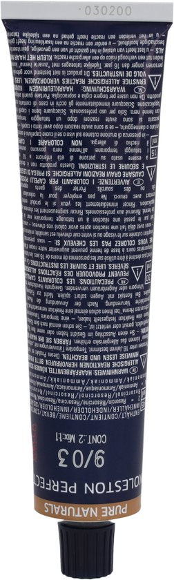 Wella Professionals Koleston Perfect Me+ - Haarverf - 9/03 Pure Naturals - 60ml