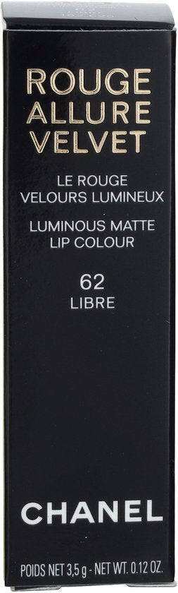 Chanel Rouge Allure Velvet Lumin. Matte Lippenstift - 62 Libre