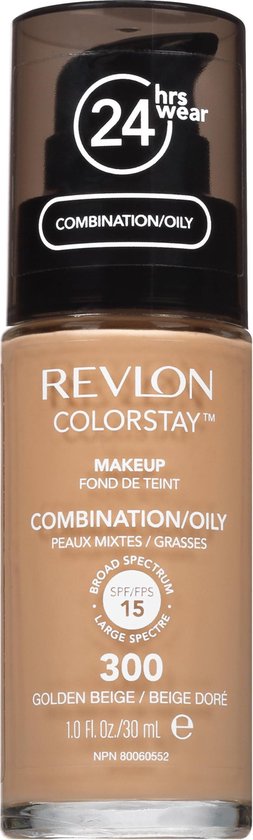 Revlon Colorstay Foundation With Pump | 300 Golden Beige (Oily Skin)