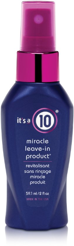 It's a 10 Miracle Leave-in Conditioner Spray 59ml