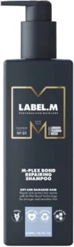 Label.M M-Plex Bond Repairing Shampoo - 1000 ml- Normale shampoo - Voor Alle haartypes -