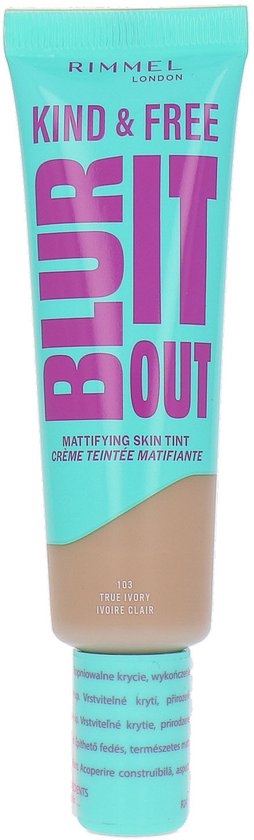 Rimmel Kind & Free Blur It Out Mattifying Skin Tint - 103 True Ivory