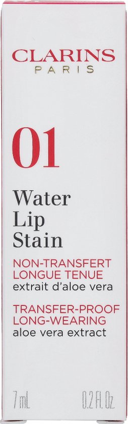 Clarins Water Lip Stain Lipgloss 7 ml - 01 Rose Water