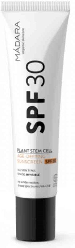 MÁDARA Plant Stem Cell Age-Defying Face Sunscreen SPF30 - 40 ml -UVA/UVB-bescherming