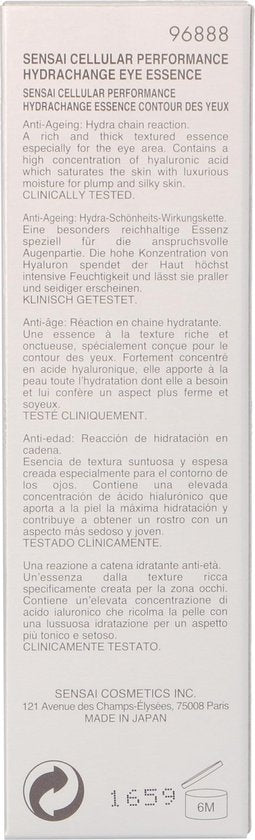 SENSAI Cellular Performance Hydrachange Eye Essence Oogserum 15 ml