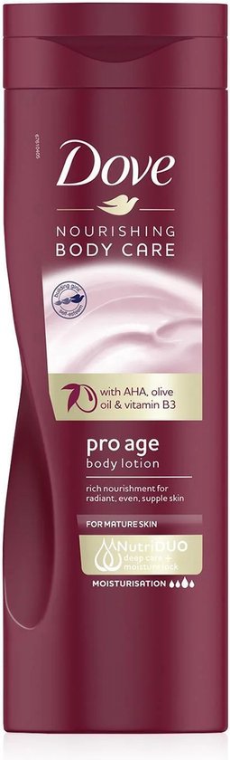 Dove Body Love Bodylotion - Pro Age - met 20% AHA complex en niacinamide - 400 ml