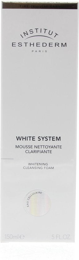Institut Esthederm White System Reinigingsmouse  - 150ml - Stralende Teint Voor Een Rijpe Huid