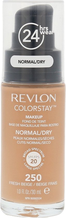 Revlon Colorstay Foundation With Pump Dry Skin | 250 Fresh Beige
