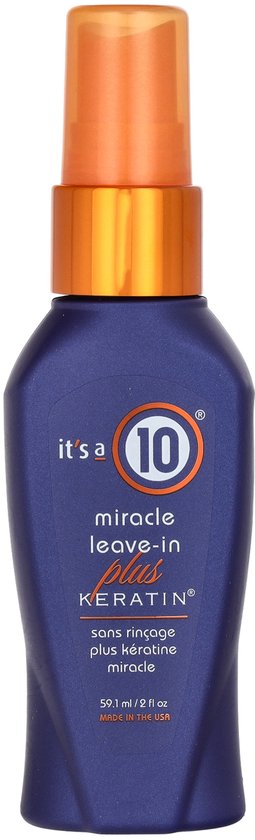 It's a 10 Miracle Leave-in Plus Keratin 59ml