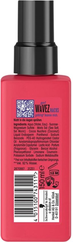 Got2b Got Curlz Beach Waves Spray 150 ml