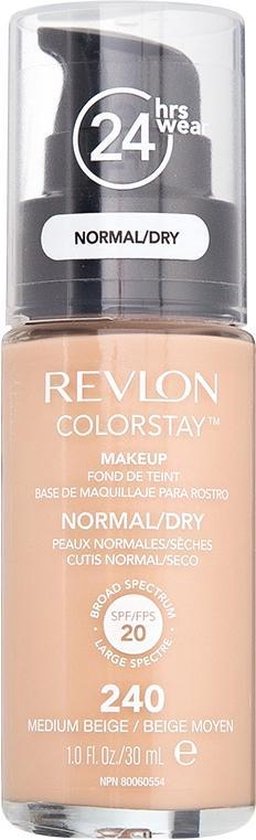 Revlon Colorstay Foundation With Pump - 240 Medium Beige (Dry Skin)