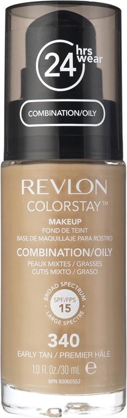 Revlon Colorstay Foundation With Pump - 340 Early Tan (Oily Skin)